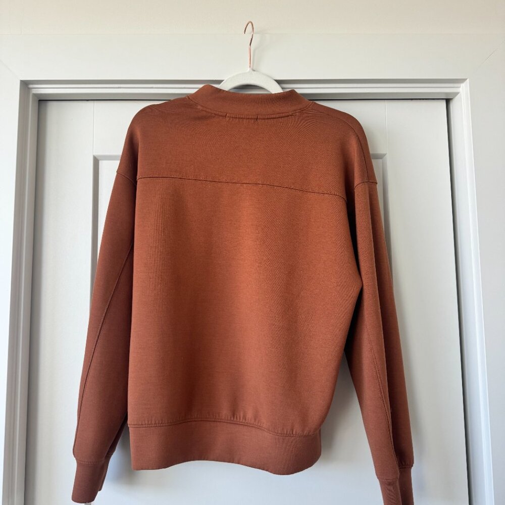 Small Rae Mode Rust Crewneck Sweater - Picture 3 of 4